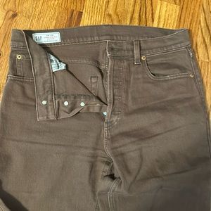 Gap high rise straight leg with washwell